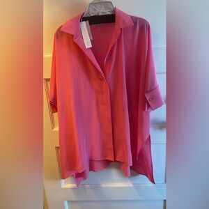 Pink woman’s Trina Turk blouse